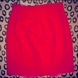 Red Mini Skirt